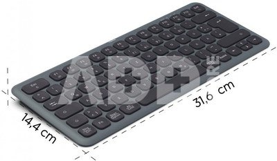 Hama WK-500 multi device keyboard black-grey
