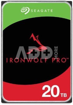 HDD|SEAGATE|IronWolf Pro|20TB|SATA|256 MB|7200 rpm|3,5"|ST20000NT001