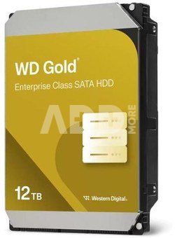 HDD|WESTERN DIGITAL|Gold|12TB|SATA 3.0|256 MB|7200 rpm|3,5"|WD122KRYZ