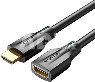HDMI 2.1 Extension Cable Vention AHBBG, 1,5m, 8K 60Hz/ 4K 120Hz (Black)