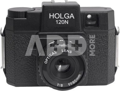 Holga 120N, black