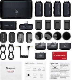 Hollyland LARK MAX 2 Combo 4-Person Version with Camera RX + USB-C RX