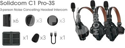 HOLLYLAND SOLIDCOM C1 PRO - 3S (3X HEADSET)