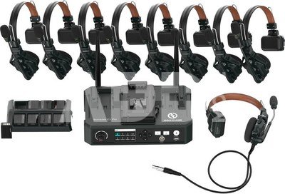 HOLLYLAND Solidcom C1 Pro Hub - 8S (Wireless Intercom System with HUB & 9 Headsets)