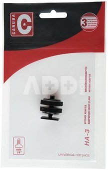 Caruba hotshoe adapter Universal hotshoe > 1/4" male thread