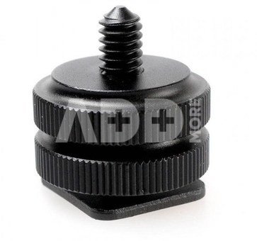 Caruba hotshoe adapter Universal hotshoe > 1/4" male thread