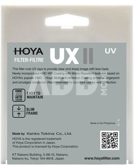 Hoya UX II UV Filter 55mm