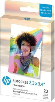 HP photo paper Sprocket Plus Zink 5.8x8.6cm 20 sheets