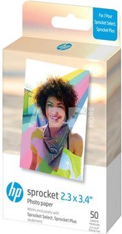 HP фотобумага Sprocket Select Zink 5.8x8.6 см 50 листов