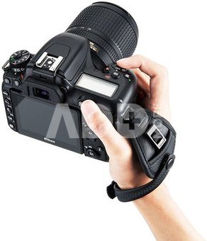 JJC HS PRO1P Hand Grip Strap (incl quick release U  plate voor video) Black