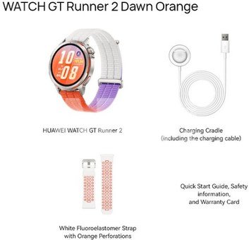 Huawei Watch GT Runner 2, dawn orange