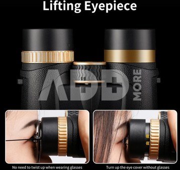 K&F Concept HY1242 12x42 Binoculars with 20mm Large View Eyepiece & BAK4 Clear Light Vision