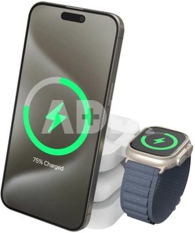 Hyper Hyperjuice Qi2 3-in-1 Magnetic Charging Stand
