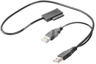 I/O ADAPTER USB TO SLIM/SATA/SSD A-USATA-01 GEMBIRD Cable