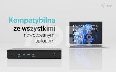 i-tec Universal 5x 4K/60Hz Display Docking Station + Power Delivery 100W