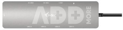 i-tec USB-C Metal Nano docking station 2x HDMI Display + Power Delivery 100W