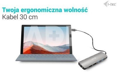 i-tec USB-C Metal Nano docking station 2x HDMI Display + Power Delivery 100W