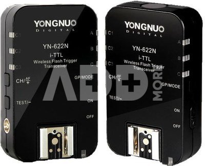 i-TTL radijo siųstuvas/imtuvas Yongnuo YN-622N (for Nikon)