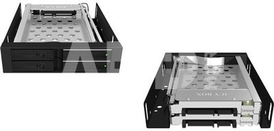 Raidsonic ICY BOX IB-2227StS Mobile Rack for 2x 2,5 HDDs