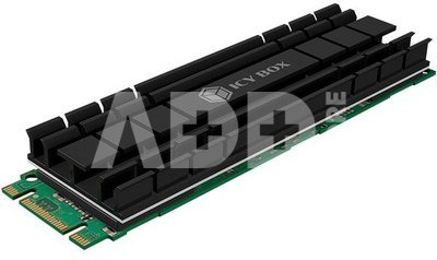 Icy Box IB-M2HS-701 Heat Sink Set for M.2 2280 SSD, For PC/PS5, Aluminium, 5 mm Thick Raidsonic