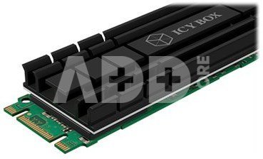 Icy Box IB-M2HS-701 Heat Sink Set for M.2 2280 SSD, For PC/PS5, Aluminium, 5 mm Thick Raidsonic