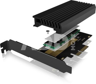 Icy Box IB-PCI214M2-HSL PCIe extension card