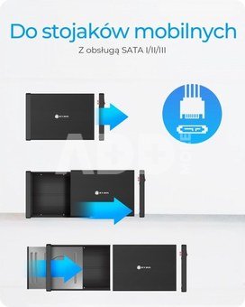 IcyBox Case IB-525-U3 1x5,25 SATA DVD/Blue-Ray, black