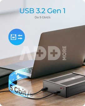 IcyBox Case IB-525-U3 1x5,25 SATA DVD/Blue-Ray, black