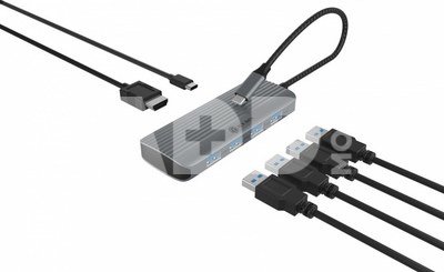 IcyBox HUB IB-DK4022a-CPD 6in1, HDMI,USB,PD