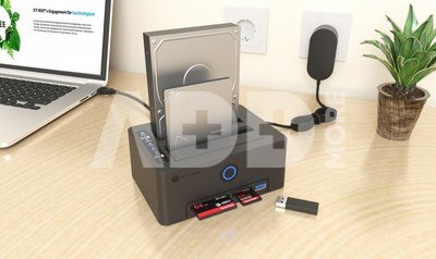 ICY BOX IB-1233CL-CR Docking Klonstation