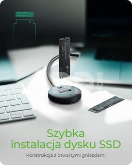 ICY BOX IB-1610MCD-C31 DockingStation M.2 NVMe&SATA SSD