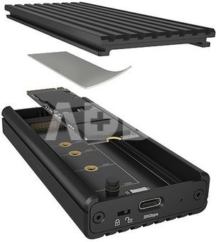 IcyBox ICY BOX IB-1917M-C32 NVMe USB 3.2 Gen 2x2