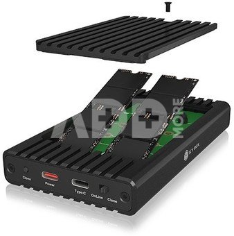 ICY BOX IB-2817MCL-C31 Housing Cloning M2 NVMe SSD