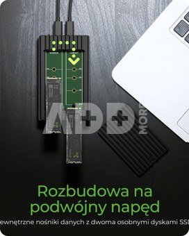 ICY BOX IB-2817MCL-C31 Housing Cloning M2 NVMe SSD