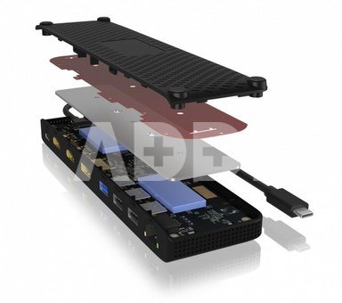 IcyBox ICY BOX IB-DK2116-C 12in1,HDMI,DP,LAN,USB