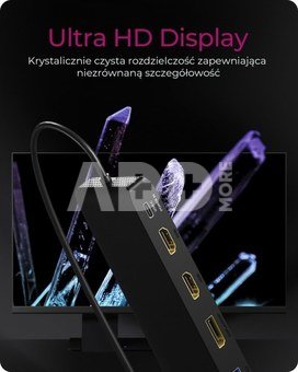 IcyBox ICY BOX IB-DK2116-C 12in1,HDMI,DP,LAN,USB