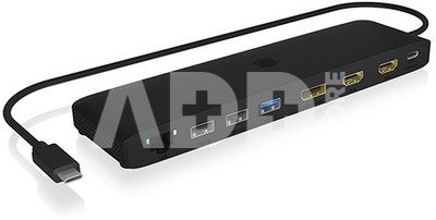 IcyBox ICY BOX IB-DK2116-C 12in1,HDMI,DP,LAN,USB