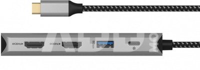 IcyBox ICY BOX IB-DK4012-CPD 9in1, 2x HDMI, 4K60Hz