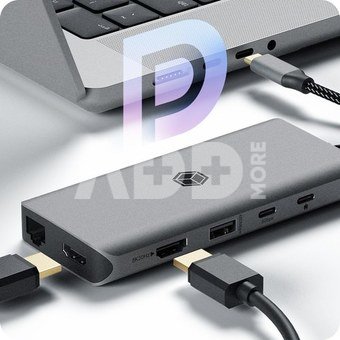 IcyBox ICY BOX IB-DK4061-CPD 12in1, 2xHDMI, PD 100W