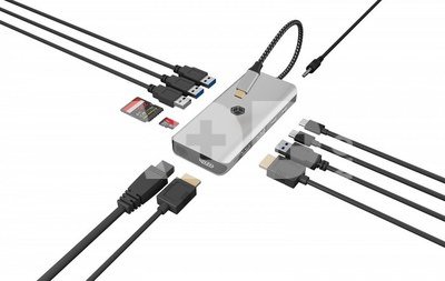 IcyBox ICY BOX IB-DK4061-CPD 12in1, 2xHDMI, PD 100W