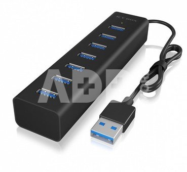 IcyBox ICY BOX IB-HUB1700-U3 7-Port USB HUB+powerada