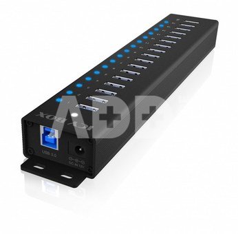 ICY BOX IB-HUB1717-U3 16+1 port USB Hub