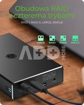 IcyBox ICY BOX IB-RD2253-C31 RAID 2x2,5 SATA HDD