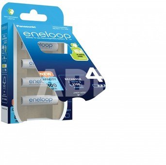 Rechargeable batteries Panasonic ENELOOP BK-4MCDE/4BE, 750 mAh, 2100 (4xAAA)