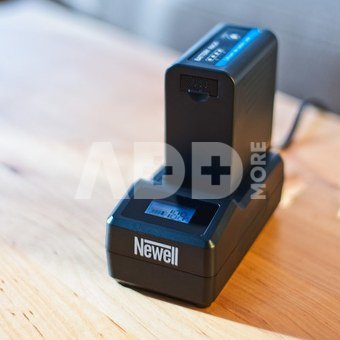 Įkroviklis Newell Ultra Fast NP-F, NP-FM su LCD