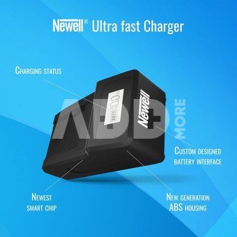 Įkroviklis Newell Ultra Fast NP-F, NP-FM su LCD