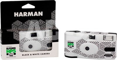 Ilford single use camera HP5 Plus 24+3, white