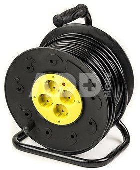 Ilgintuvas su rite 50m, 4 lizdai, 3x2.5mm2