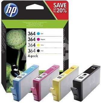 HP N9J73AE Combo 4-Pack BK/C/M/Y No. 364