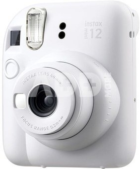 Fujifilm Instax mini 12 kaamera Clay White + Instax Mini Glossy (10pl) + karp